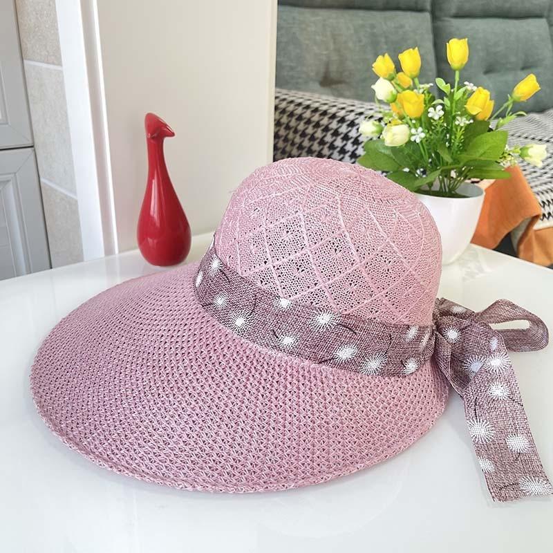 

Hat Women s summer sun hat Duck tongue straw hat Women s sun hat Seaside leisure trip Beach hat Big edge sun protection hat One size fits all [elastic band inside]