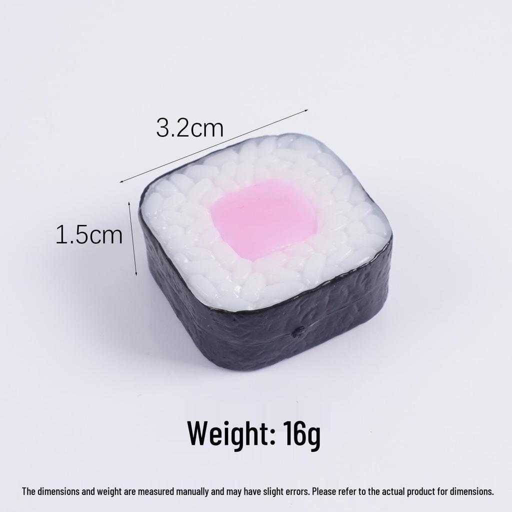 Onigiri Nori Rice Square Sushi Keychain Toy Pendant