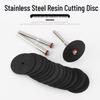 36-Piece Metal Cutting Disc Set with Grinder Accessories & Extension Rod Handle