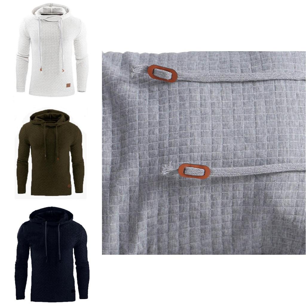 Men's Soft Hooded Pullover Jacket In Fashionable Colors For Stylish Comfort