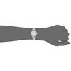 [ingenu] AHJD406 Women's Solar Watch, White Dial, Full Arabic Numerals, Hardlex, Stainless Steel