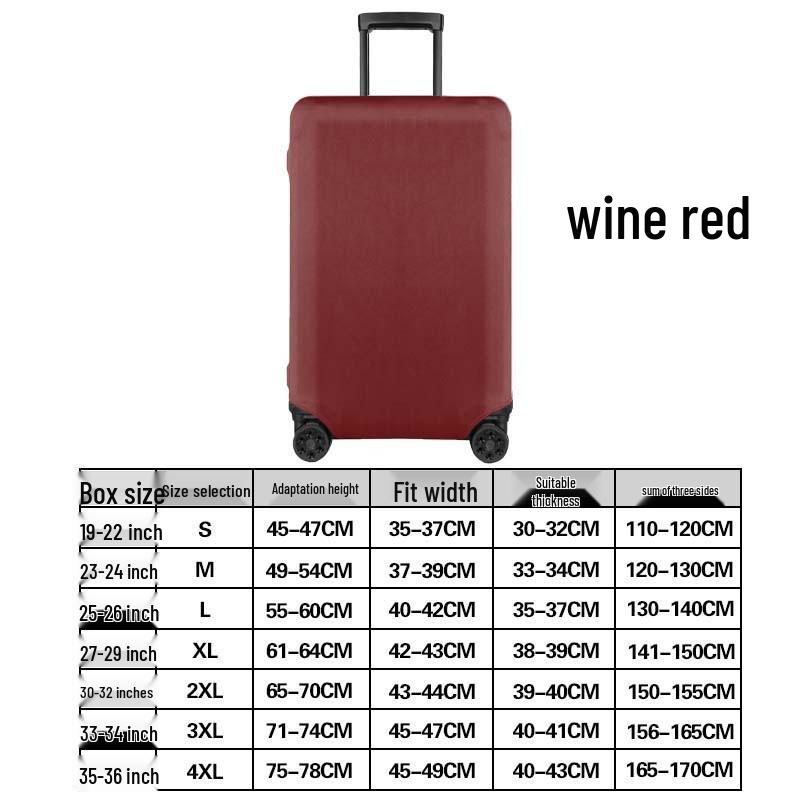 37" Sports Travel Suitcase Cover - Wear-Resistant & Dustproof
