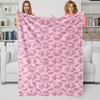 Hello Kitty Flannel Blankets - Soft Cartoon Throw for Couch Bed, All-Season Plush for Kids Adults