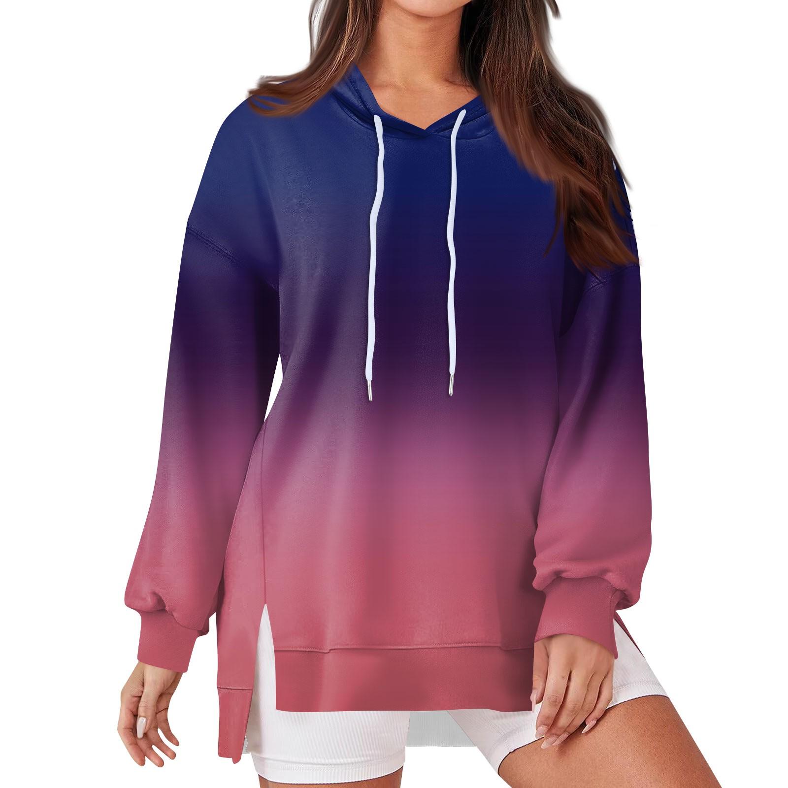 Женская модная повседневная толстовка с капюшоном — фото 4