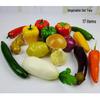 Foam Vegetable and Fruit Model Props - Pepper, Radish, Corn, Tomato, Eggplant