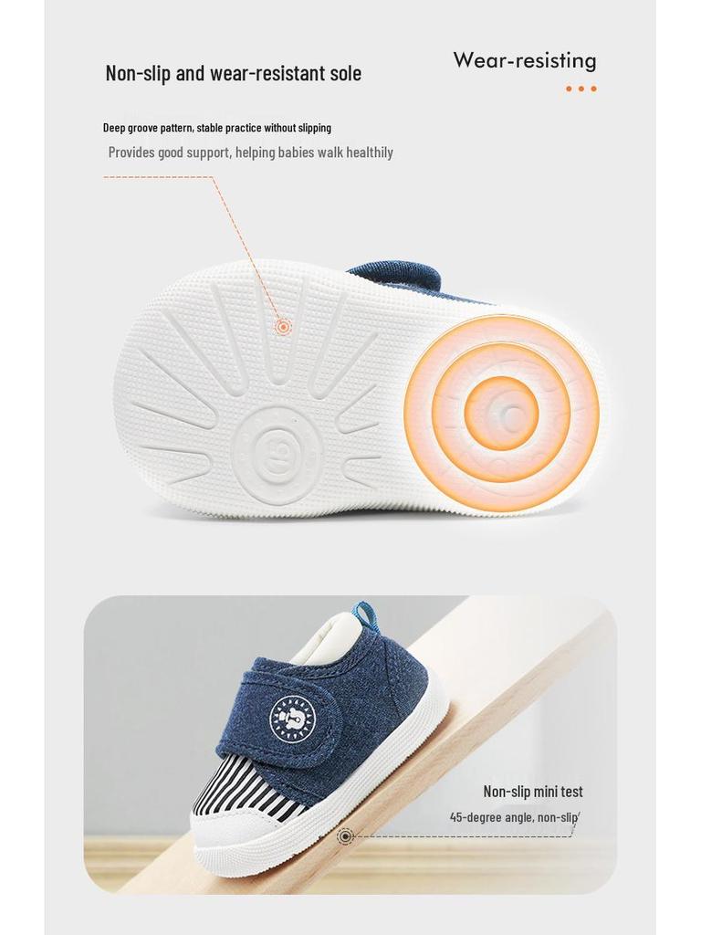 Spring & Autumn Toddler Shoes: Soft Sole, Non-slip Baby Shoes for Boys & Girls (0-3 Years)