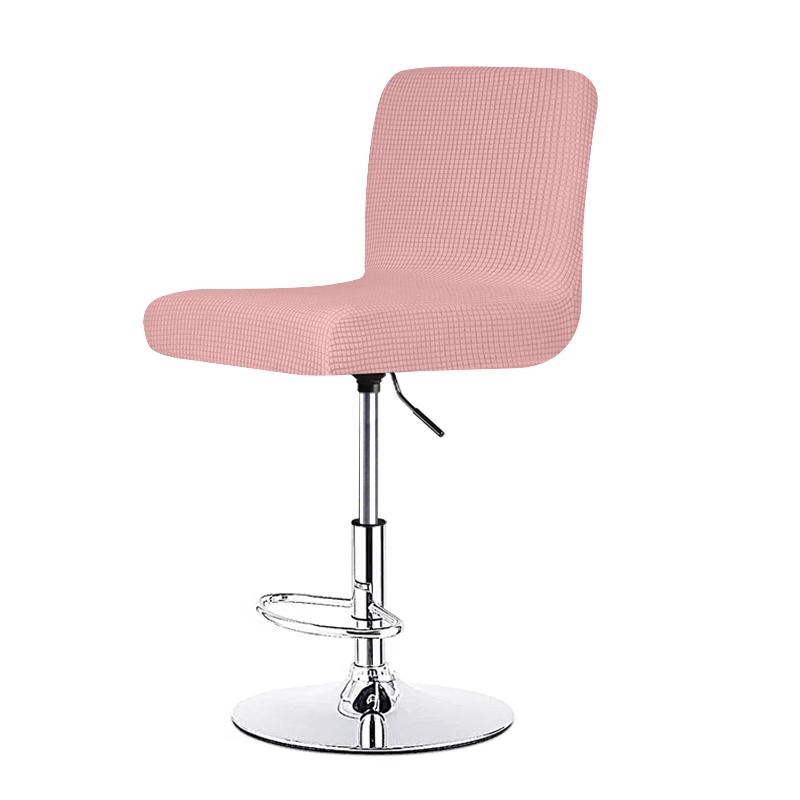 Knitted Shell Chair Cover Polar Fleece Fabric Knitted Chair Cover Short Size Living Room Seat Cover Office Bar Banquet Chair Cov