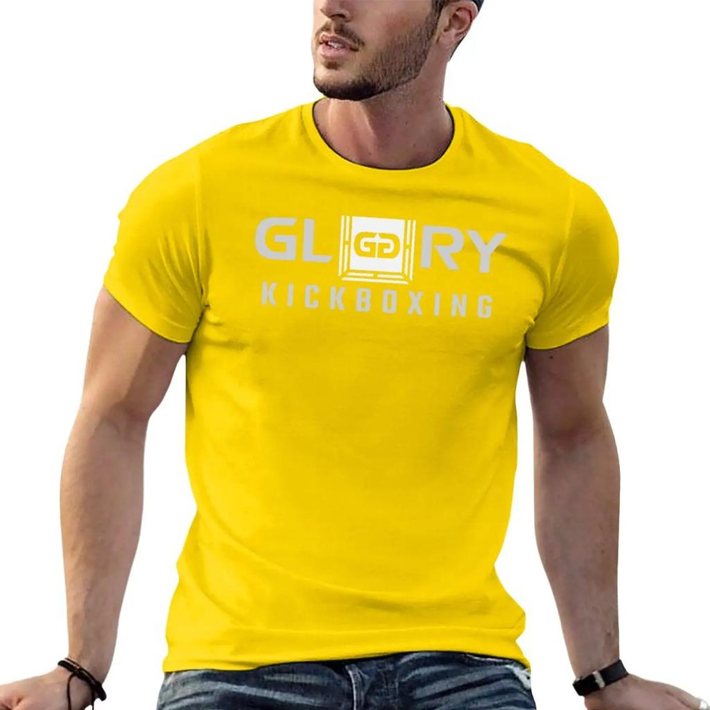 Nueva Camiseta de Kickboxing Glory Manga Corta Camiseta de Anime camisetas para hombre casual elegante Moda de Verano Llegada Algodón Manga Corta
