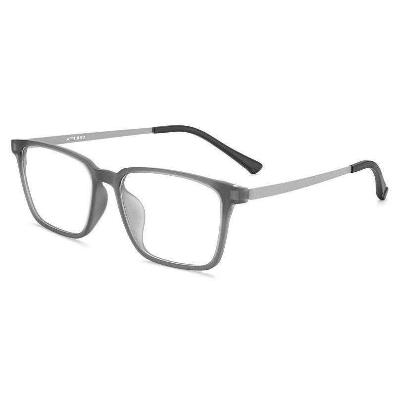 New Ultralight TR90 Eyewear Women Pure Titanium Retro Square Business Eyeglasses Frame Men Y9822 Comfortable Durable