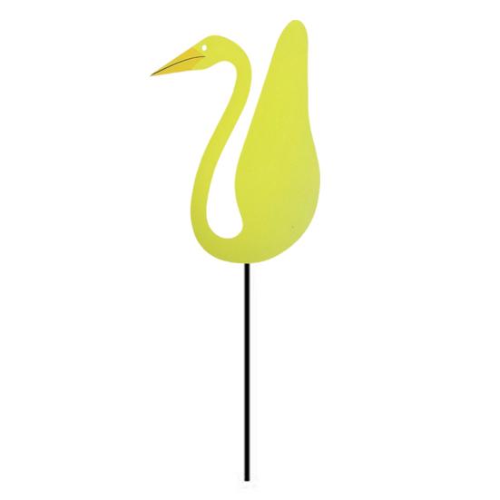 Flamingos Yard Decorations Plastic Flamingo Lawn Statue with Metal Stakes