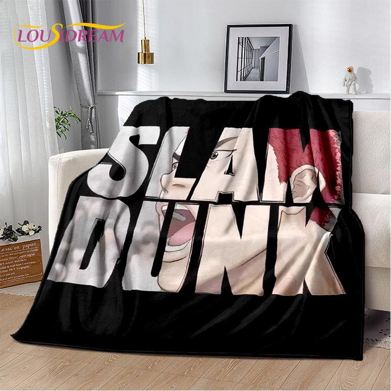 Slam Dunk Anime Cartoon Soft Plush Blanket,Flannel Blanket Throw Blanket for Living Room Bedroom Bed Sofa Picnic Cover Bettdecke