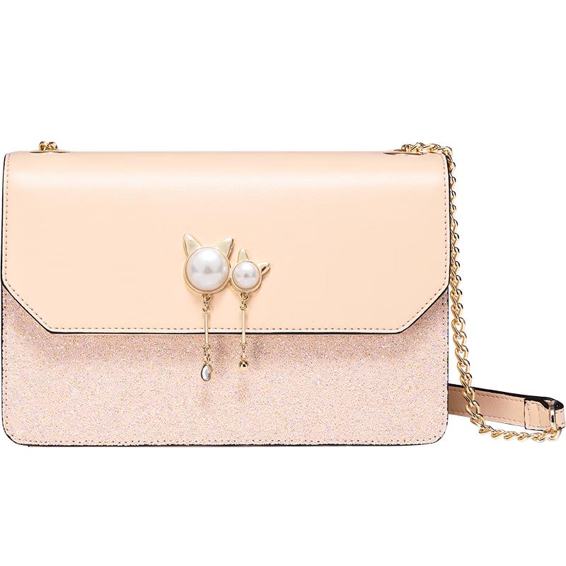 NUCELLE Women s Light Luxury Chain Shoulder Bag Medium