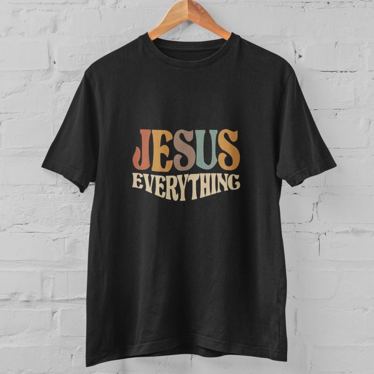 Jesus Everything T Shirt Christian Faith Tee Religious Vintage Gift Unisex XXXL
