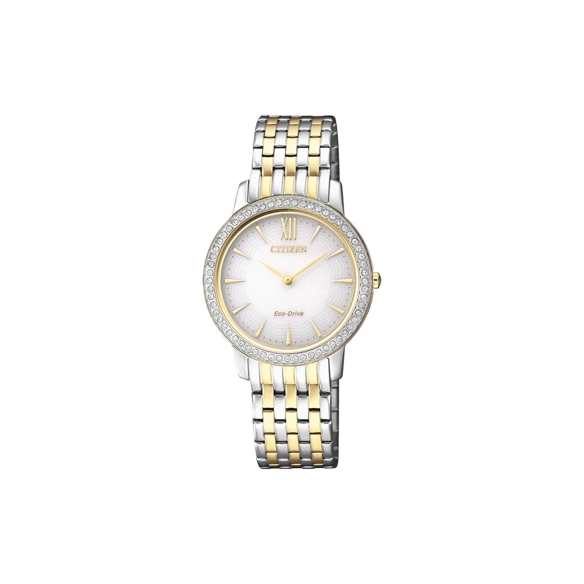 CITIZEN Ecology Drive Collection 50m Water Resistant Light Powered Quartz Movement Stainless Steel Strap EX1484-81A