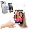 Schermo Monitor Selfie Shimbol P4 per iPhone con Supporto Magnetico per Fotocamera Posteriore, Monitor per Vlog da 4 Pollici Multi-Touch e Android,