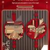 3D Double Happiness Wedding Hanging Ornament Set