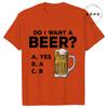 Fashion Men's T-shirts Summer Beer Print Tee Shirt Funny Beer Retro Cool Design Street Short Sleeve Top Beer Friday Men Clothes