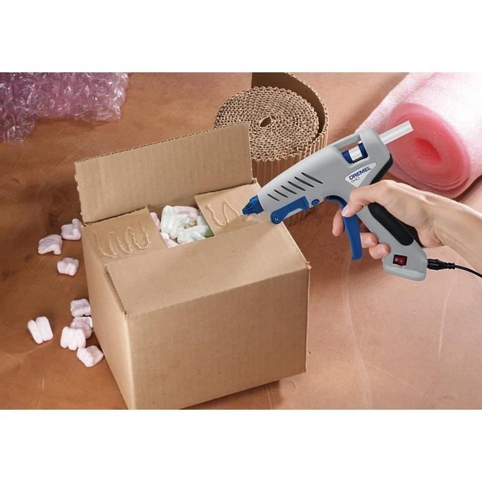 DREMEL 940 Glue Gun - Heating Temperature 195°C - With Removable Cord + 3 Glue Sticks 11mm