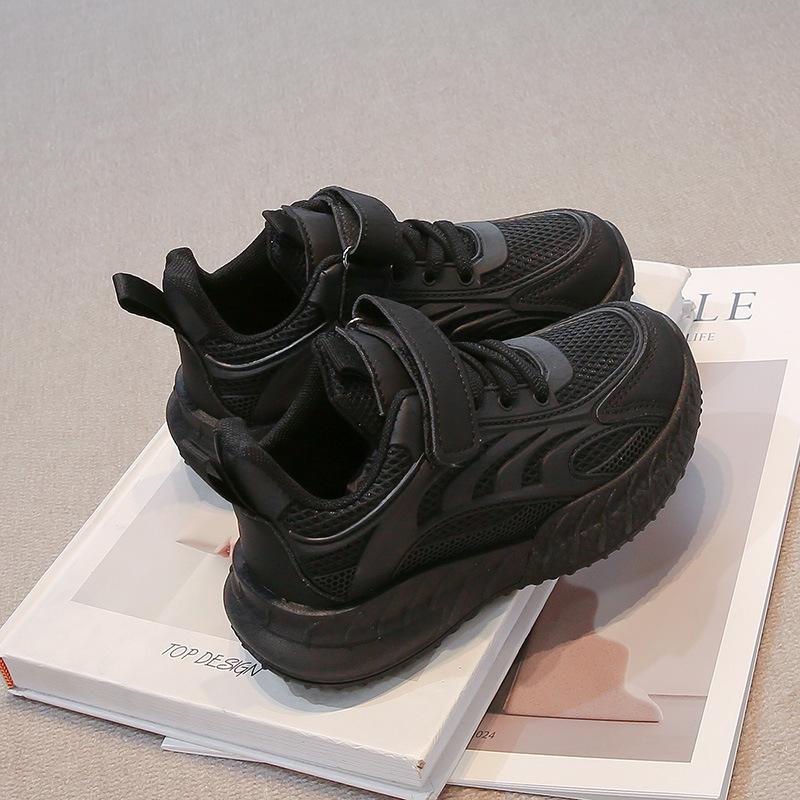 

Детская спортивная обувь 2025 весна и осень новая модная сетчатая дышащая обувь для бега для мальчиков и девочек студенческая кампусная повседневная обувь 30