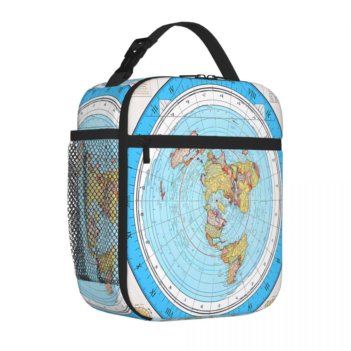 Bestselling Gleason S New Standard Map Of The World Transparent Detail Carry Lunch Bag Long Drive Waterproof Lunch Bag One Size