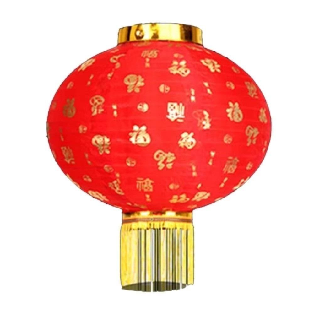 Cloth Festive Lantern Round Shape Hanging Lantern Chinese Lantern for Wedding Party Decorations