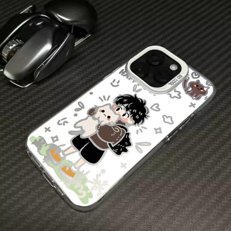 Applicable To Apple 11/11promax Mobile Phone Case Huawei Couple iPhone11 Summer Xiaomi 11 Holding Cat Girl