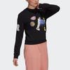 Adidas Originals Fakten Sweatshirt Sweatshirts Women's Black Crew Neck Moderate Other GN4376