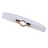Women Leather Dress Decoration Fashion Casual Wild Neutral Soft Simple Double Loop Buckle Belt