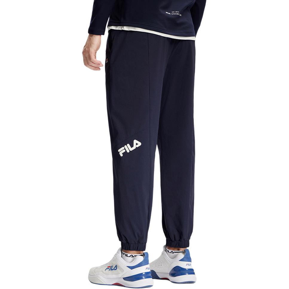 New FILA Knitted Sports Pants Men's RD Royal Blue A11M413801FNV