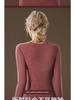 Women's 700g German Wool Lambskin Thermal Underwear Set: Velvet-Lined Double-Sided Top and Bottom for Autumn/Winter.