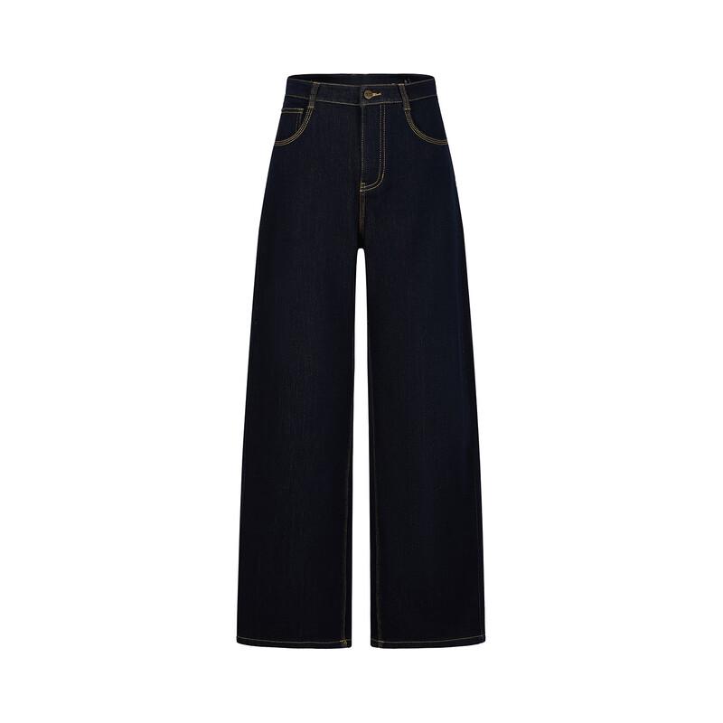 Jiuzi Annakou Women's Lyocell Blend Fleece-Lined Curved Jeans