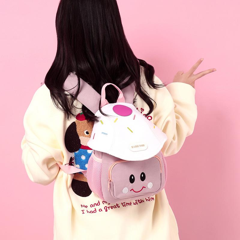 Kindergarten Kinder Rucksack Niedliche Pilz Tasche Weibliche Grundschüler Mini Rucksack Leichter Rucksack