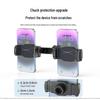 Dual-Camera Phone Holder: C21B Floor & Desktop Shooting Stand with 17mm Universal Ball Head