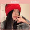 Knit Hat For Women With Colorblock Pattern Warm Windproof Winter Accessories