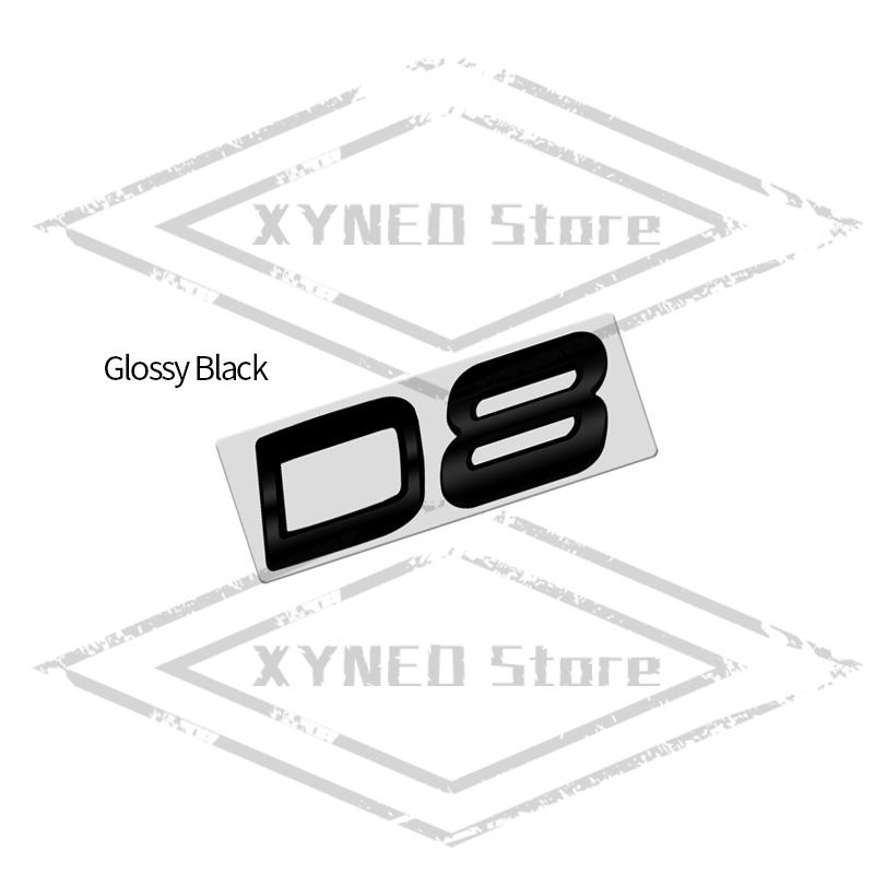 Car Sticker Metal For Volvo XC40 XC60 XC90 XC70 S60 S90 V40 V60 V70 D2 D3 D4 D5 D6 D7 D8 AWD Glossy Black Emblem Trunk Decal