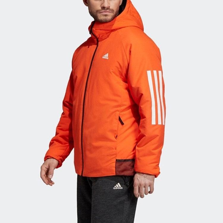 Adidas Puffer Jacket Winter Men's Orange Yellow DZ1405