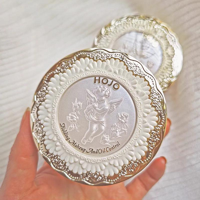 HOJO Angelic Glow Fixierpuder: Natürlich Matt, Wasserdicht, Schweißfest, Lang anhaltendes loses Puder