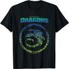 How To Train Your Dragon Toothless Vintage Symbols Logo T-Shirt
