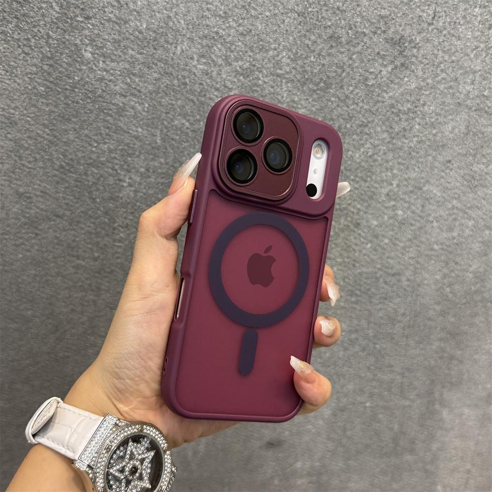 Luxury Magnetic Translunt Bumper Case For iPhone 17 16 15 14 13 12 Pro Max 16 Plus 17Pro 17 Air For Magsafe Matte Armor Cover