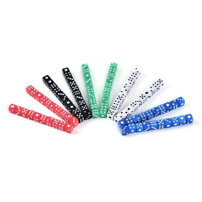 50 tk Hulgipakend Mini Täringud 5mm 6-küljelised Baarimängude Täringud Kvaliteetne Akrüül D6 Värvilised Täringud