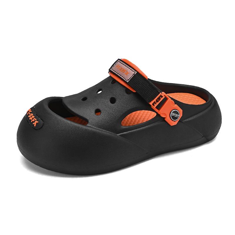 Unisex Summer Garden EVA Hole Shoes: Casual Outdoor Sandals & Trendy Beach Baotou Slippers