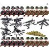 Ungiftiges Zweiter Weltkrieg Puppen Set Sammlung Militär Serie Waffen Sandsäcke Figuren Bauspielzeug Creeper Für Kinder Lernspielzeug