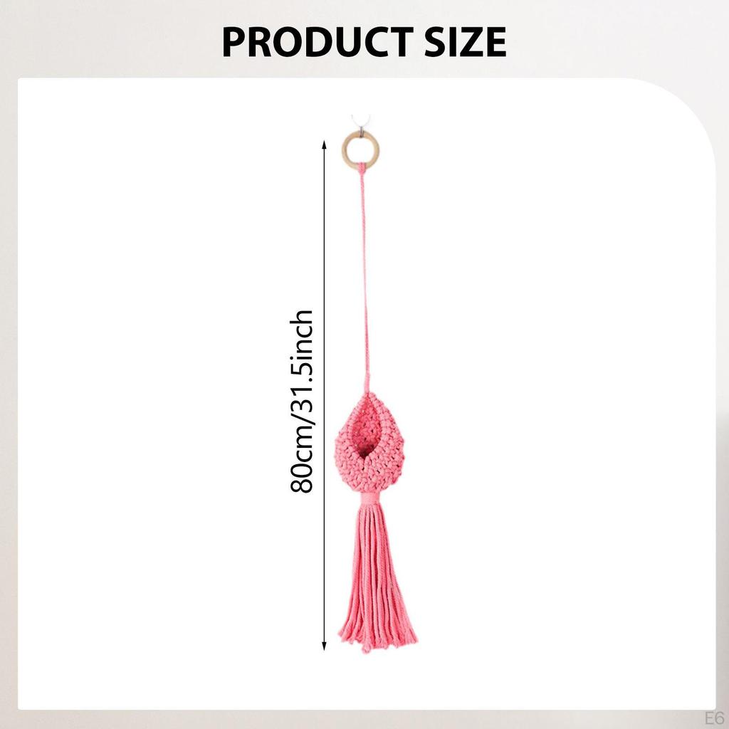 Decorative Macrame Pot Hanger, Indoor Hanging Planter Basket