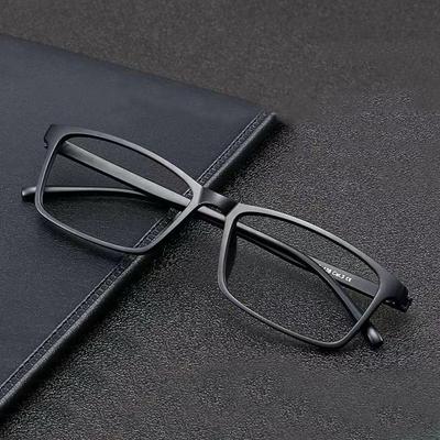 Square Eyeglass Frame Men And Women Non-Metallic Unthreaded Full Plastic Frame