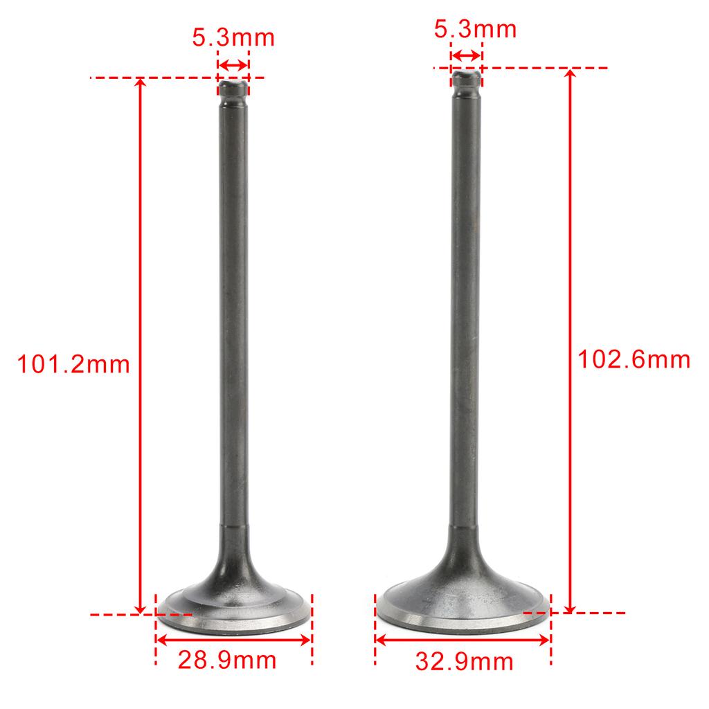 Supape Admisie & Evacuare Chiuloasă Simeringuri Siguranțe Pentru Honda TRX400EX TRX400X 1999-2014