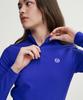 SERGIO TACCHINI W Goat Rib Half-Zip Long Sleeve T-Shirt