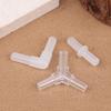 10Pcs Aquarium Airline Tubing Connectors Plastic Valve Joints Fish Tank Transparent Air Tube Adapters For 4Cm Id Air Line Hose