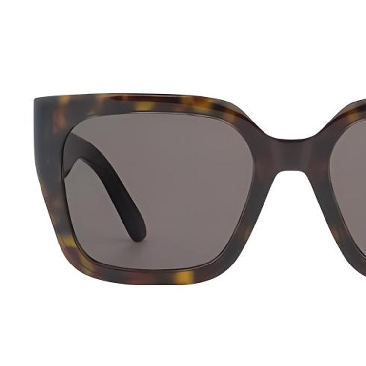 Dior Classic Hollow Logo Metal Frame Acetate Square Sunglasses Unisex sunglasses Tortoiseshell 30MONTAIGNE-S8U/20A5-54