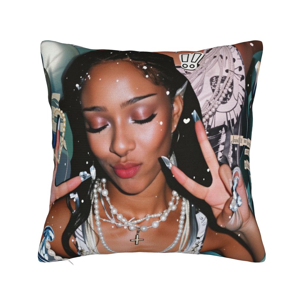 Pillow Cover Katseye Music Band Novelty Pillow Case For Sofa Bedroom Home Decor Pillowcases