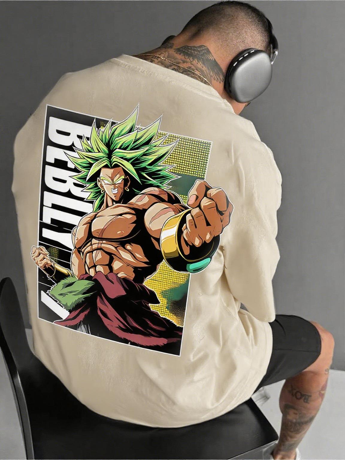 

Anime Men s T-shirt Dragon Ball Short Sleeve Street Wear Casual Summer Fashion Top Pattern Printed Y2k Clothes S разноцветный